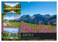 Arosa - Atemberaubende Bergkulissen (Wandkalender 2025 DIN A2 quer), CALVENDO Monatskalender