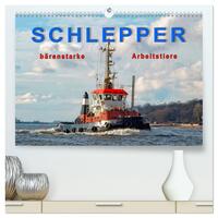 Schlepper - bärenstarke Arbeitstiere (hochwertiger Premium Wandkalender 2025 DIN A2 quer), Kunstdruck in Hochglanz