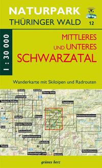 Wanderkarte Mittleres/unteres Schwarzatal