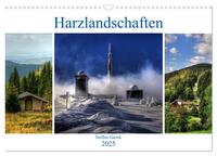 Harz Landschaften (Wandkalender 2025 DIN A3 quer), CALVENDO Monatskalender