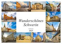 Wunderschönes Schwerin (Wandkalender 2025 DIN A2 quer), CALVENDO Monatskalender