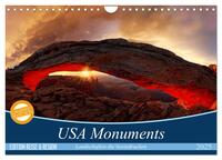 USA Monuments - Landschaften die beeindrucken (Wandkalender 2025 DIN A4 quer), CALVENDO Monatskalender