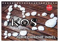 Griechische Insel Kos (Tischkalender 2025 DIN A5 quer), CALVENDO Monatskalender