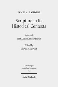 Scripture in Its Historical Contexts