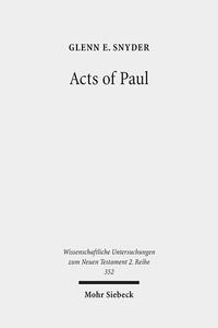 Acts of Paul