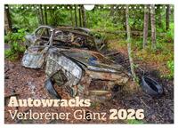 Autowracks - Verlorener Glanz 2026 (Wandkalender 2026 DIN A4 quer), CALVENDO Monatskalender