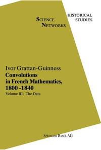 Convolutions in French Mathematics, 1800–1840