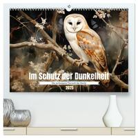 Im Schutz der Dunkelheit (hochwertiger Premium Wandkalender 2025 DIN A2 quer), Kunstdruck in Hochglanz