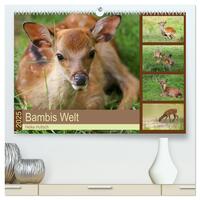 Bambis Welt (hochwertiger Premium Wandkalender 2025 DIN A2 quer), Kunstdruck in Hochglanz