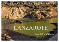 Lanzarote - Insel der Vulkane (Tischkalender 2025 DIN A5 quer), CALVENDO Monatskalender