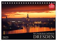 Wunderschönes Dresden (Tischkalender 2025 DIN A5 quer), CALVENDO Monatskalender