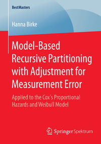 Model-Based Recursive Partitioning with Adjustment for Measurement Error