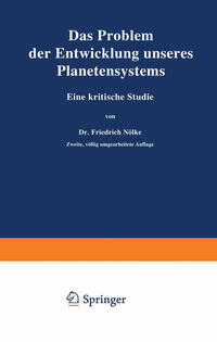 Das Problem der Entwicklung unseres Planetensystems