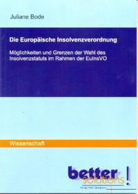 Die Europäische Insolvenzverordnung