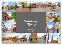 Nienburg Weser Impressionen (Wandkalender 2025 DIN A4 quer), CALVENDO Monatskalender