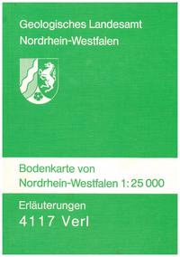 Bodenkarten von Nordrhein-Westfalen 1:25000 / Verl