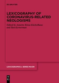 Lexicography of Coronavirus-related Neologisms