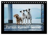 Parson Russell Terrier (Tischkalender 2025 DIN A5 quer), CALVENDO Monatskalender