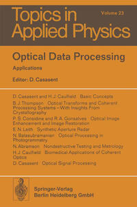 Optical Data Processing