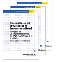 Unionszollkodex und geltendes EU-Recht im Rechtsvergleich