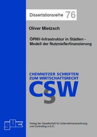 Nichtsteuerliche Instrumente schienengebundener ÖPNV-Infrastruktur