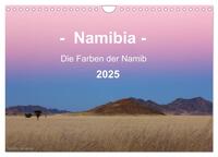 Namibia - Die Farben der Namib (Wandkalender 2025 DIN A4 quer), CALVENDO Monatskalender