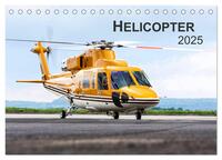 Helicopter 2025 (Tischkalender 2025 DIN A5 quer), CALVENDO Monatskalender