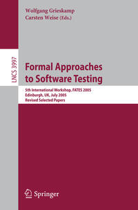 Formal Approaches to Software Testing