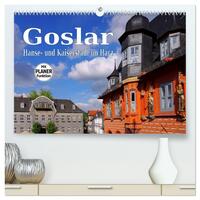 Goslar - Hanse- und Kaiserstadt im Harz (hochwertiger Premium Wandkalender 2025 DIN A2 quer), Kunstdruck in Hochglanz