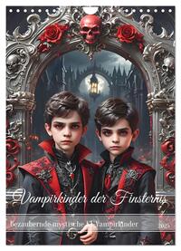 Vampirkinder der Finsternis (Wandkalender 2025 DIN A4 hoch), CALVENDO Monatskalender