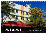 Miami South Beach (Wandkalender 2025 DIN A2 quer), CALVENDO Monatskalender