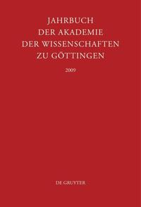 Jahrbuch der Göttinger Akademie der Wissenschaften / 2009