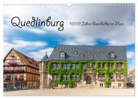 Quedlinburg - 1000 Jahre Geschichte im Harz (Wandkalender 2025 DIN A3 quer), CALVENDO Monatskalender