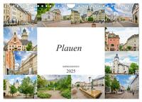 Plauen Impressionen (Wandkalender 2025 DIN A4 quer), CALVENDO Monatskalender