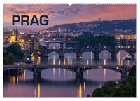 PRAG Impressionen bei Tag und Nacht (Wandkalender 2025 DIN A2 quer), CALVENDO Monatskalender