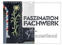 Faszination Fachwerk im Sauerland (Wandkalender 2025 DIN A4 quer), CALVENDO Monatskalender