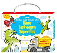 Kleine Kreativ-Werkstatt – Mein Ganz-einfach-Ausmalen-Koffer: Dinos, Lastwagen, Superkids