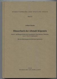 Häuserbuch der Altstadt Köpenick