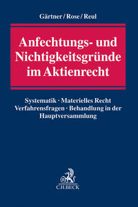 Anfechtungs- und Nichtigkeitsgründe im Aktienrecht