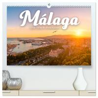 Málaga - Eine Perle in Andalusien. (hochwertiger Premium Wandkalender 2025 DIN A2 quer), Kunstdruck in Hochglanz