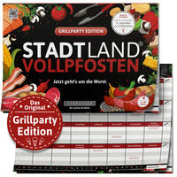 DENKRIESEN - STADT LAND VOLLPFOSTEN® - GRILLPARTY EDITION - "Jetzt geht’s um die Wurst." - A4