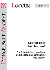 Sparen oder Verschulden ?