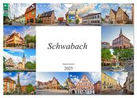 Schwabach Impressionen (Wandkalender 2025 DIN A4 quer), CALVENDO Monatskalender