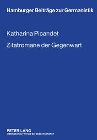 Zitatromane der Gegenwart