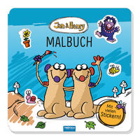 Trötsch Jan und Henry Malbuch mit Stickern