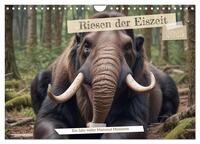 Riesen der Eiszeit – Ein Jahr voller Mammut Momente (Wandkalender 2025 DIN A4 quer), CALVENDO Monatskalender