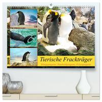 Tierische Frackträger (hochwertiger Premium Wandkalender 2025 DIN A2 quer), Kunstdruck in Hochglanz