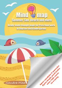 KitaFix-Mindmap Summer, Sun, Beach and more (Ready-made thought maps for Preschool work in Daycare and Kindergarten)