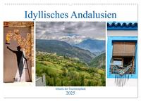 Idyllisches Andalusien (Wandkalender 2025 DIN A2 quer), CALVENDO Monatskalender