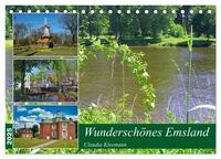 Wunderschönes Emsland (Tischkalender 2025 DIN A5 quer), CALVENDO Monatskalender